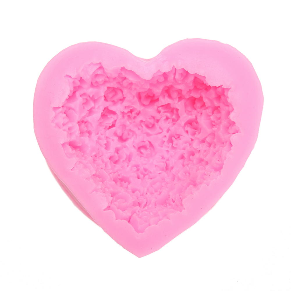 Deep Rose Heart Silicone Craft Mold For Sugar Craft And Soap Making Horoeka House Ltd