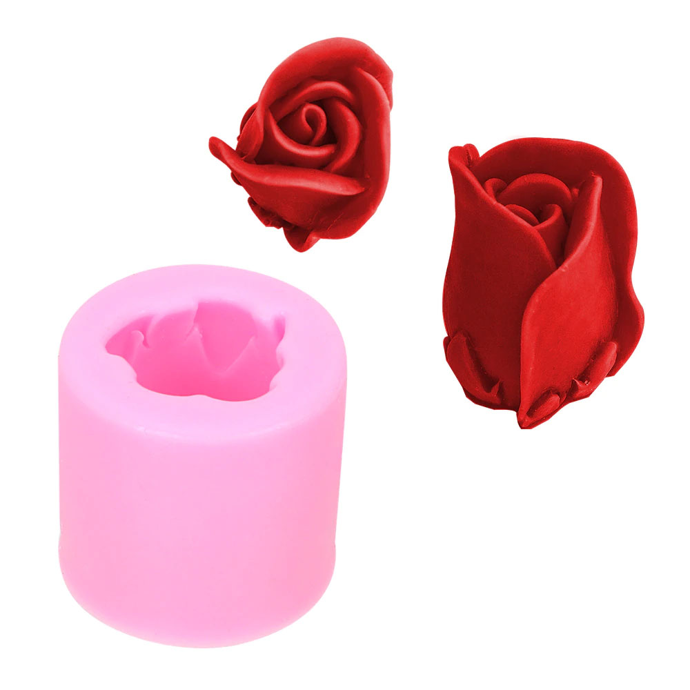 Rose Bud 3d Silicone Craft Mould For Cake Decorating Soap Making And Clay Crafts Horoeka House Ltd